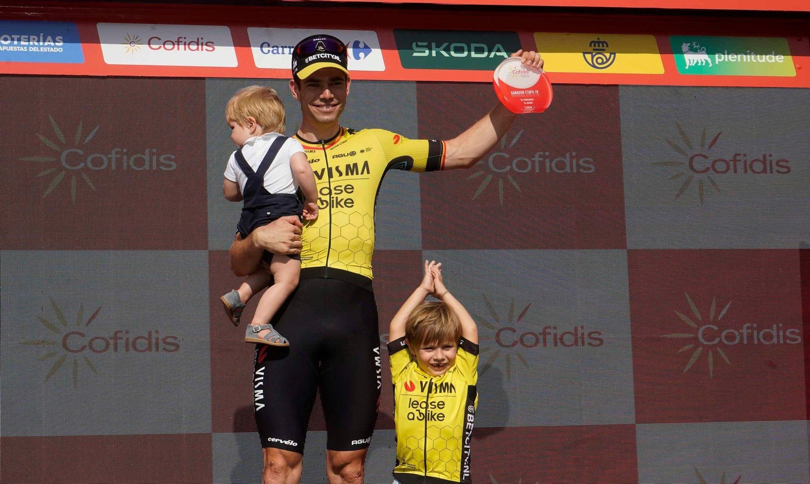 Participantes en la décima etapa de La Vuelta a España.