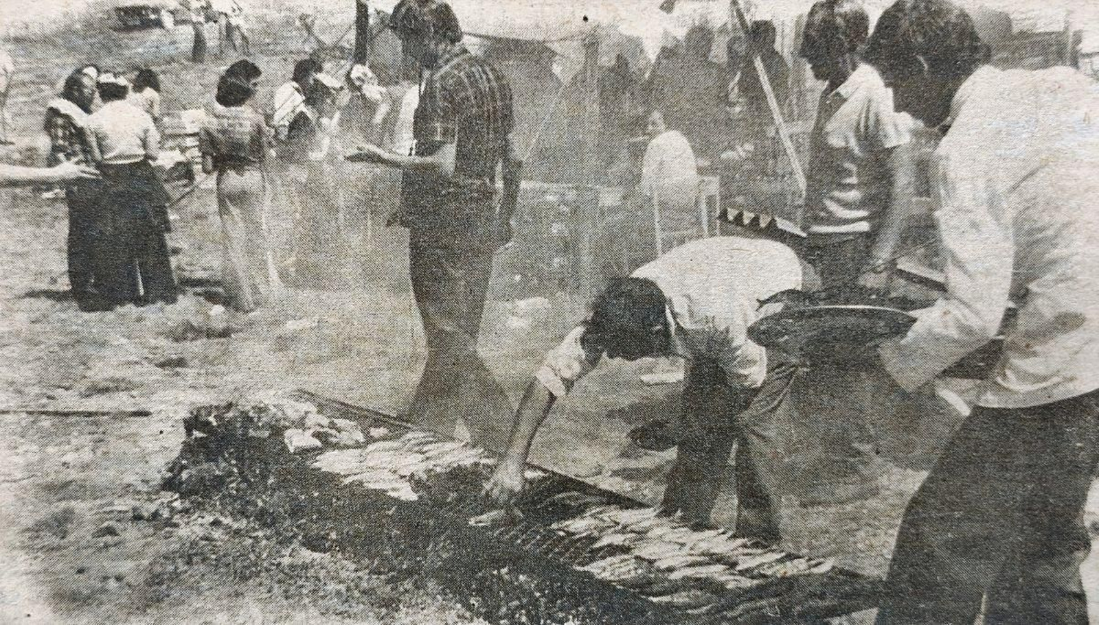 “Sardiñada” en la Romería de Cabeza de Manzaneda.