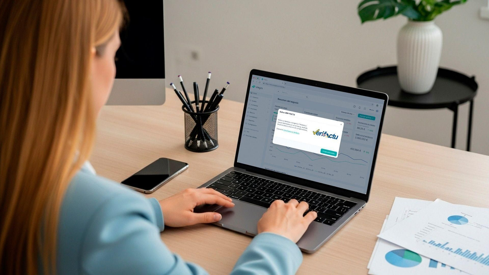 Foto de archivo de Verifactu.