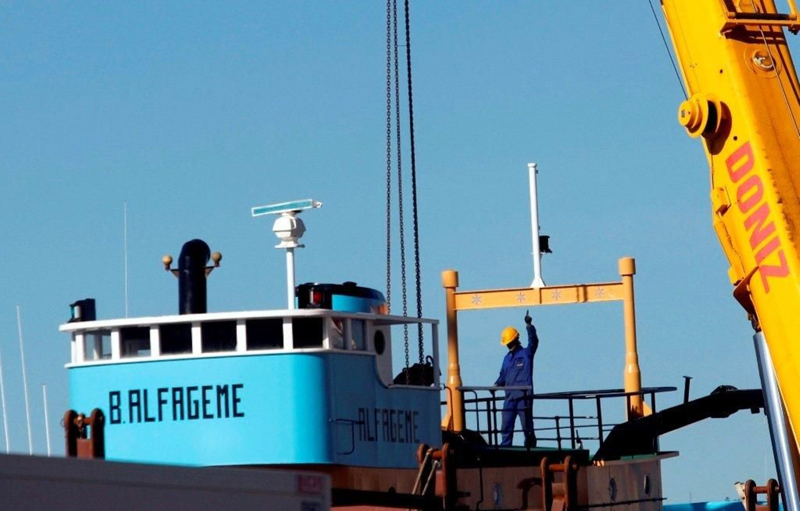 Traslado del barco Foto Lanfoco 12