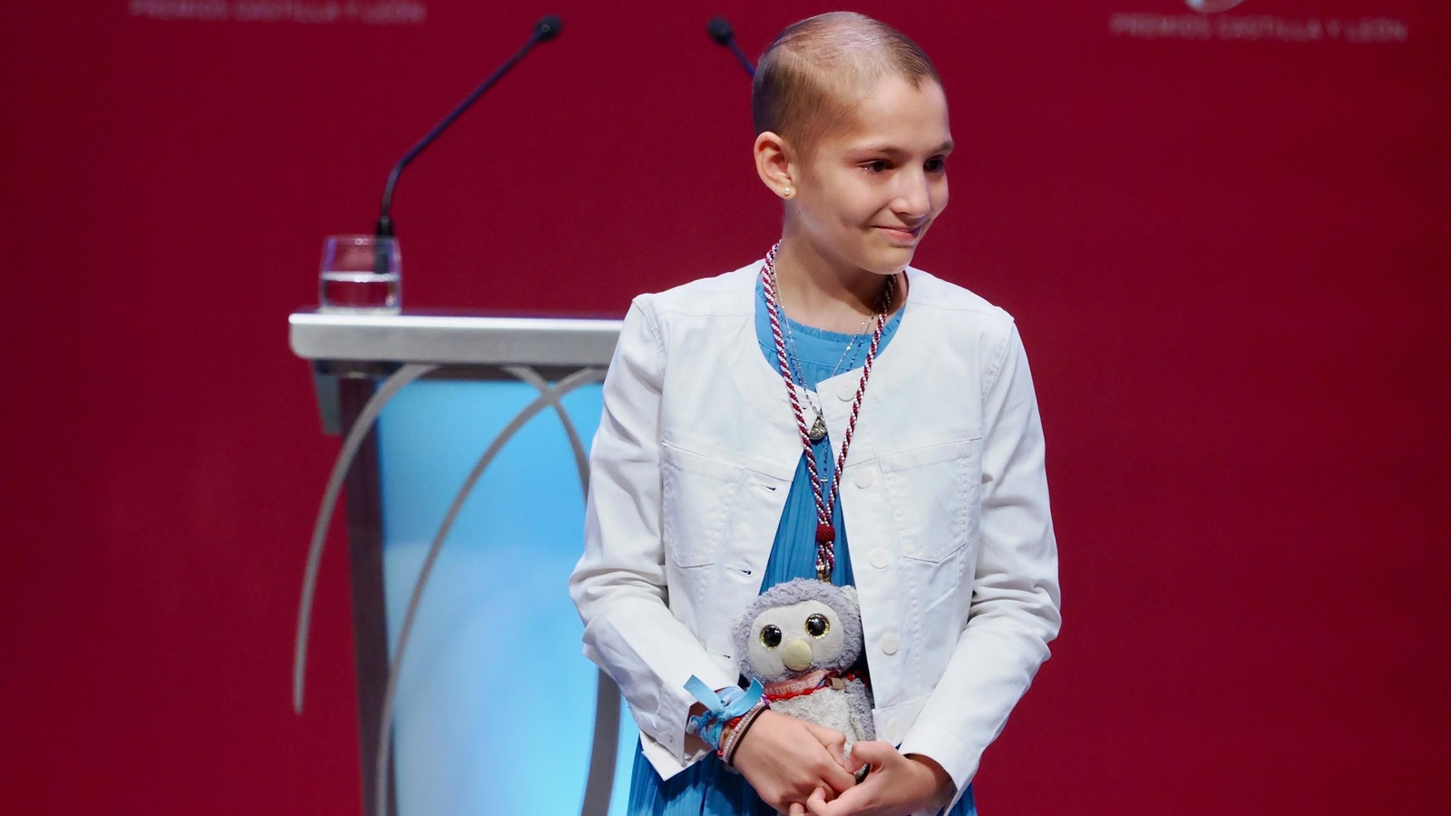 María Caamaño Múñez al recibir por el Premio Castilla y León de los Valores Humanos y Sociales 2024.