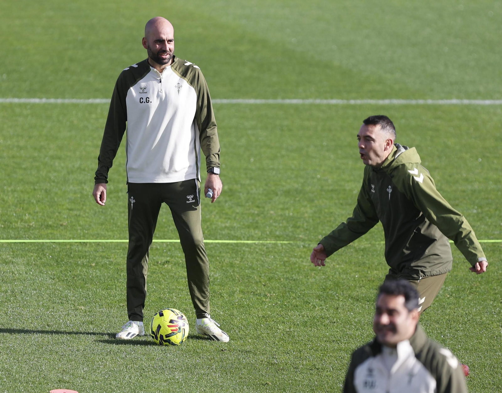 Galería | El Celta entrena en Afouteza antes del partido contra el Barcelona
