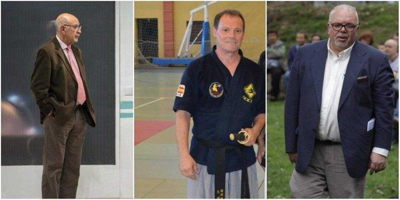 Ernesto Chao, José Manuel Soto Dapena y Luis González Tosar.