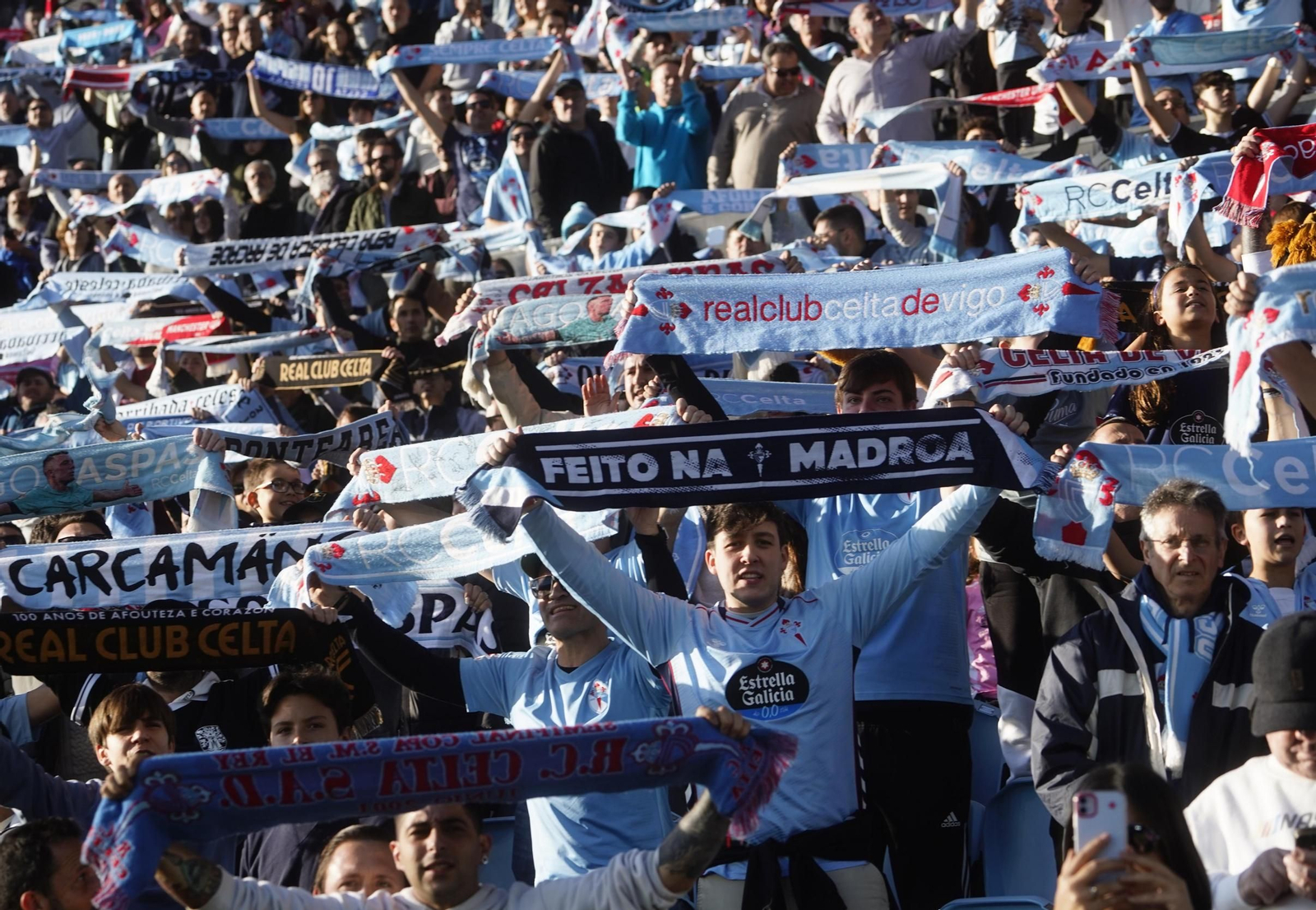 La afición del Celta ha vivido un gran año 2025, con clasificación europea incluida.