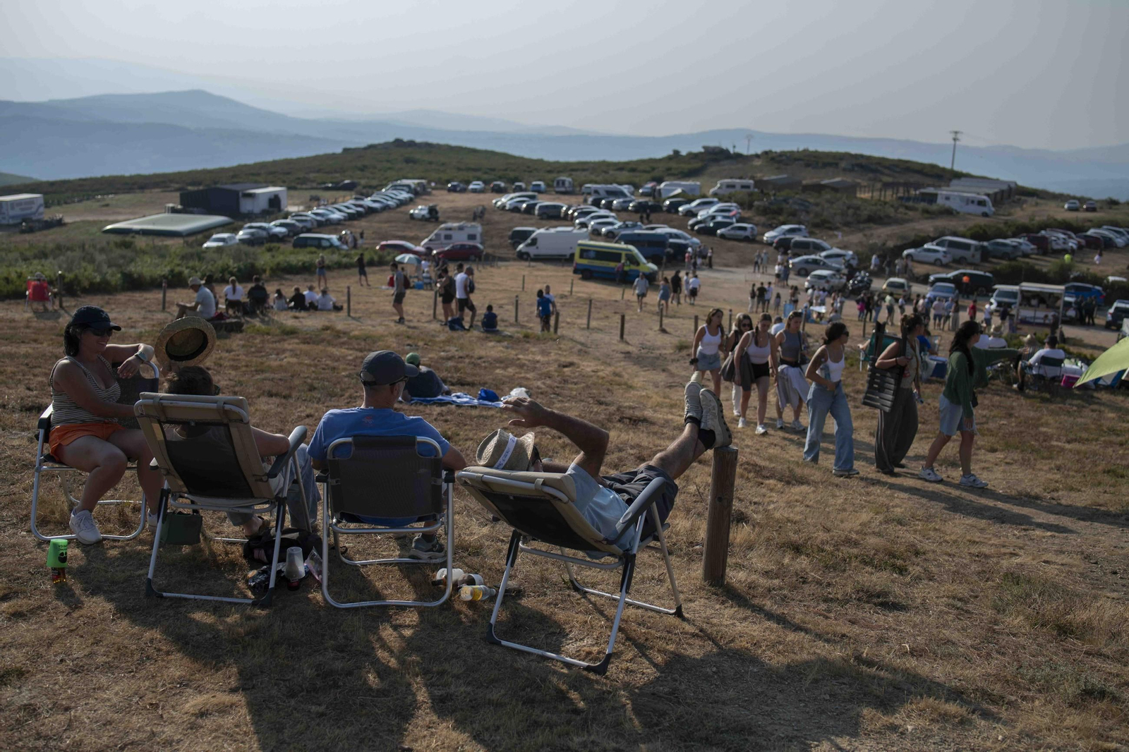 Galería | El observatorio de Trevinca, en A Veiga, vive una jornada histórica de eclipse