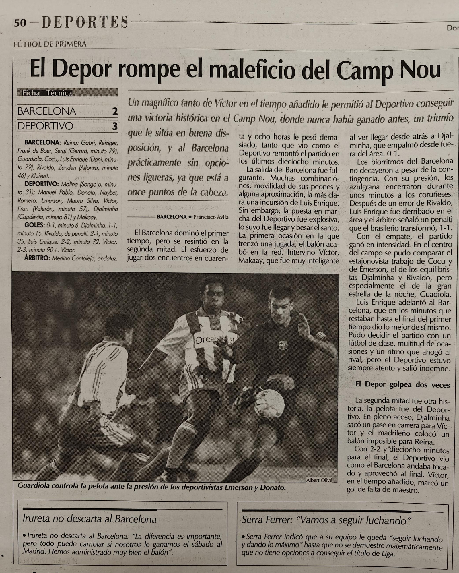 20 de febrero de 2001