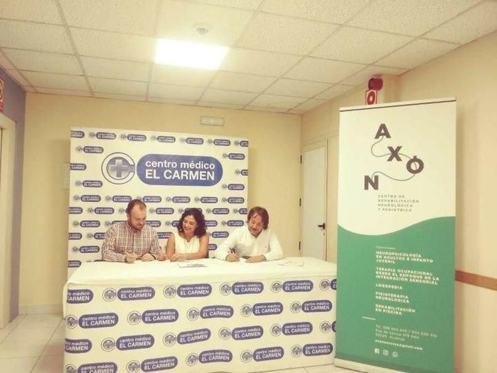 Firma del convenio.