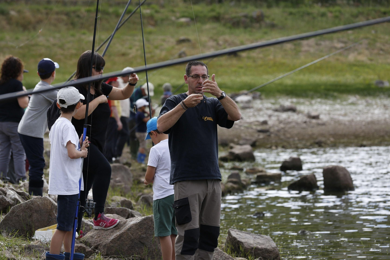 Pesca Ourense +D en Cachamuiña.