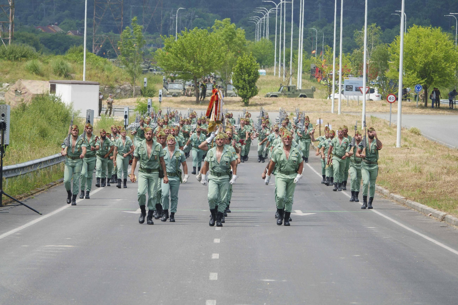 Galería | Ensayos para el acto central del Día de las Fuerzas Armadas en Vigo