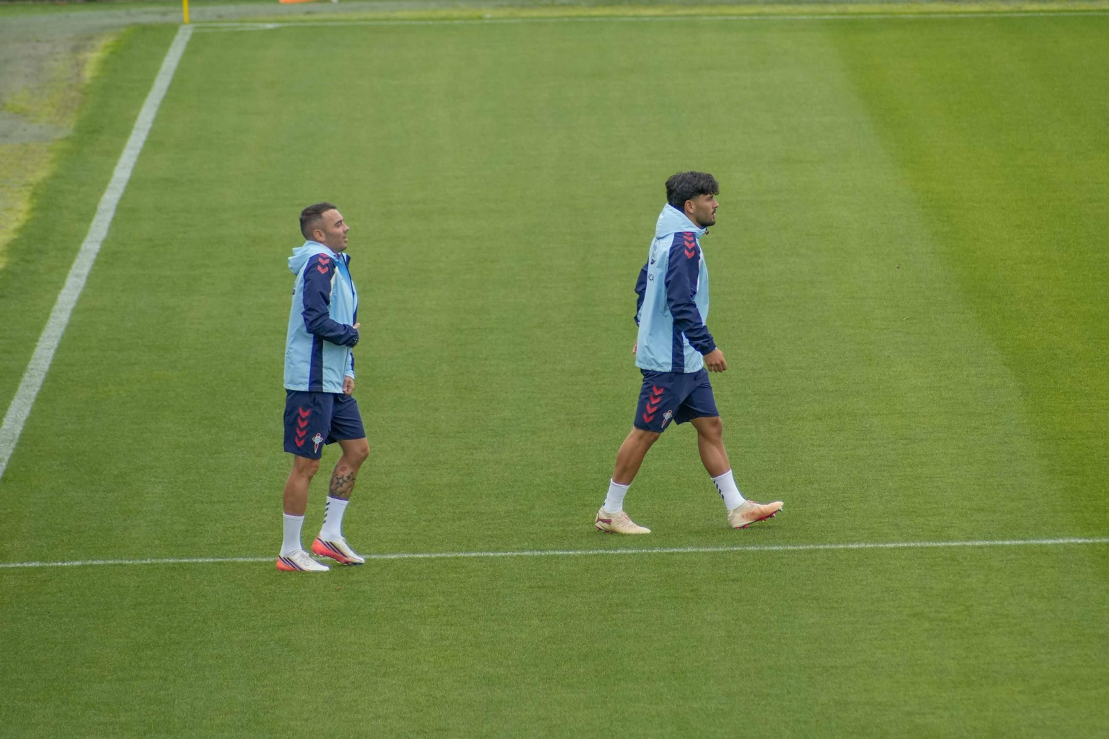 Galería | El Celta prepara su duelo ante Osasuna con Driouech ya incorporado