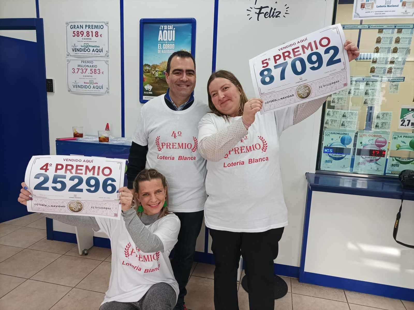 Administración de Xinzo donde se vendió el premio de la Lotería de Navidad