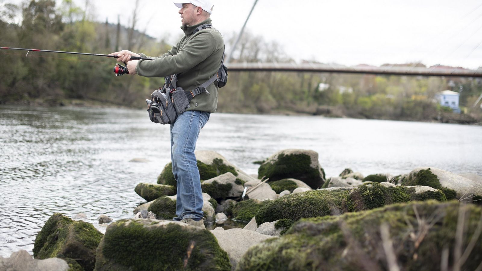 Diego  Estévez no se pierde nunca  la apertura de la temporada.