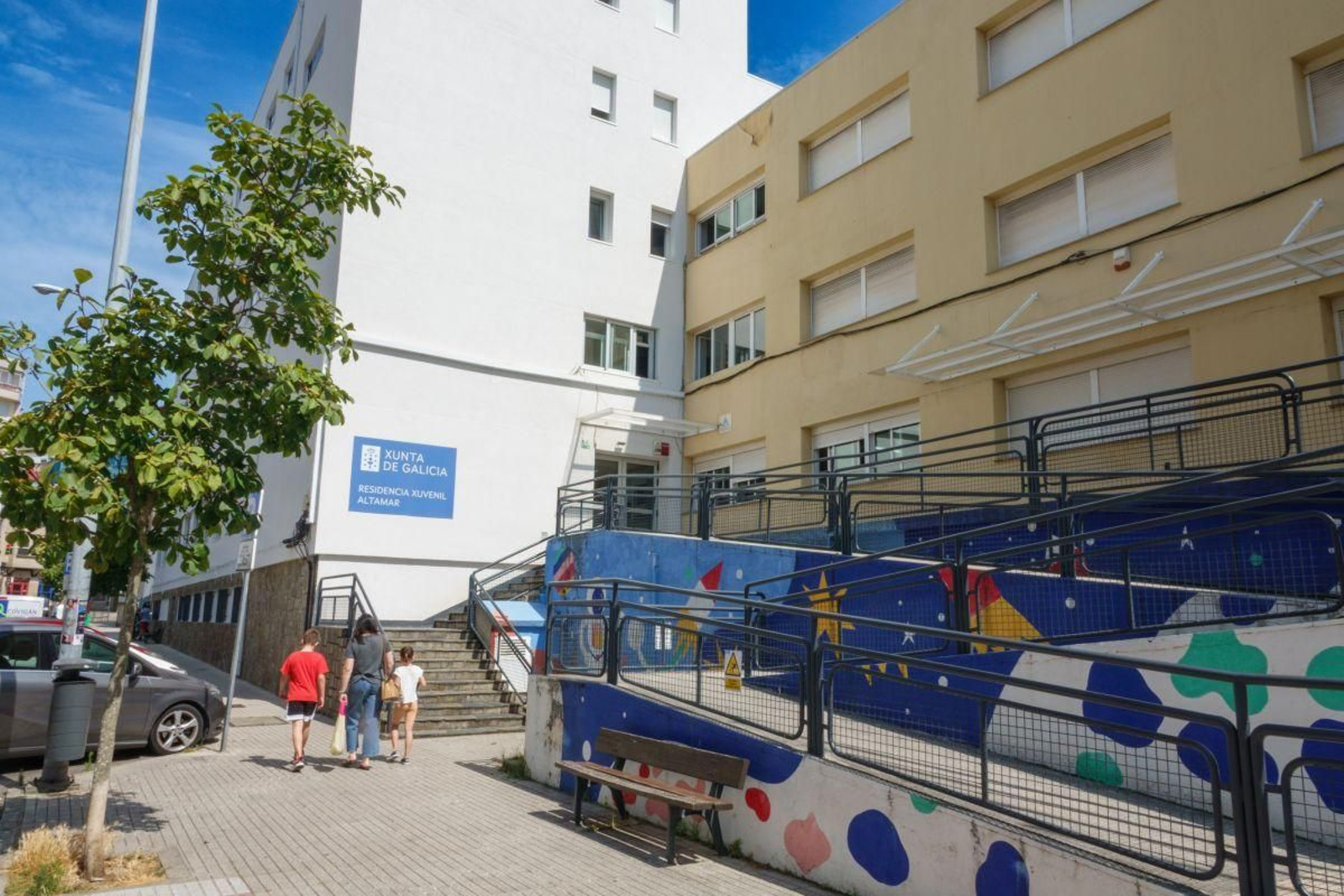 La residencia xuvenil Altamar, la más barata para que estudiantes puedan alojarse en Vigo durante la época estudiantil.