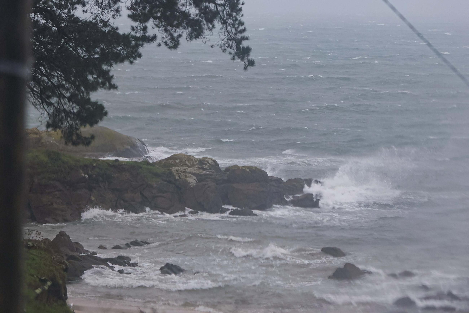 GALERÍA | Los estragos de la borrasca Herminia en Vigo