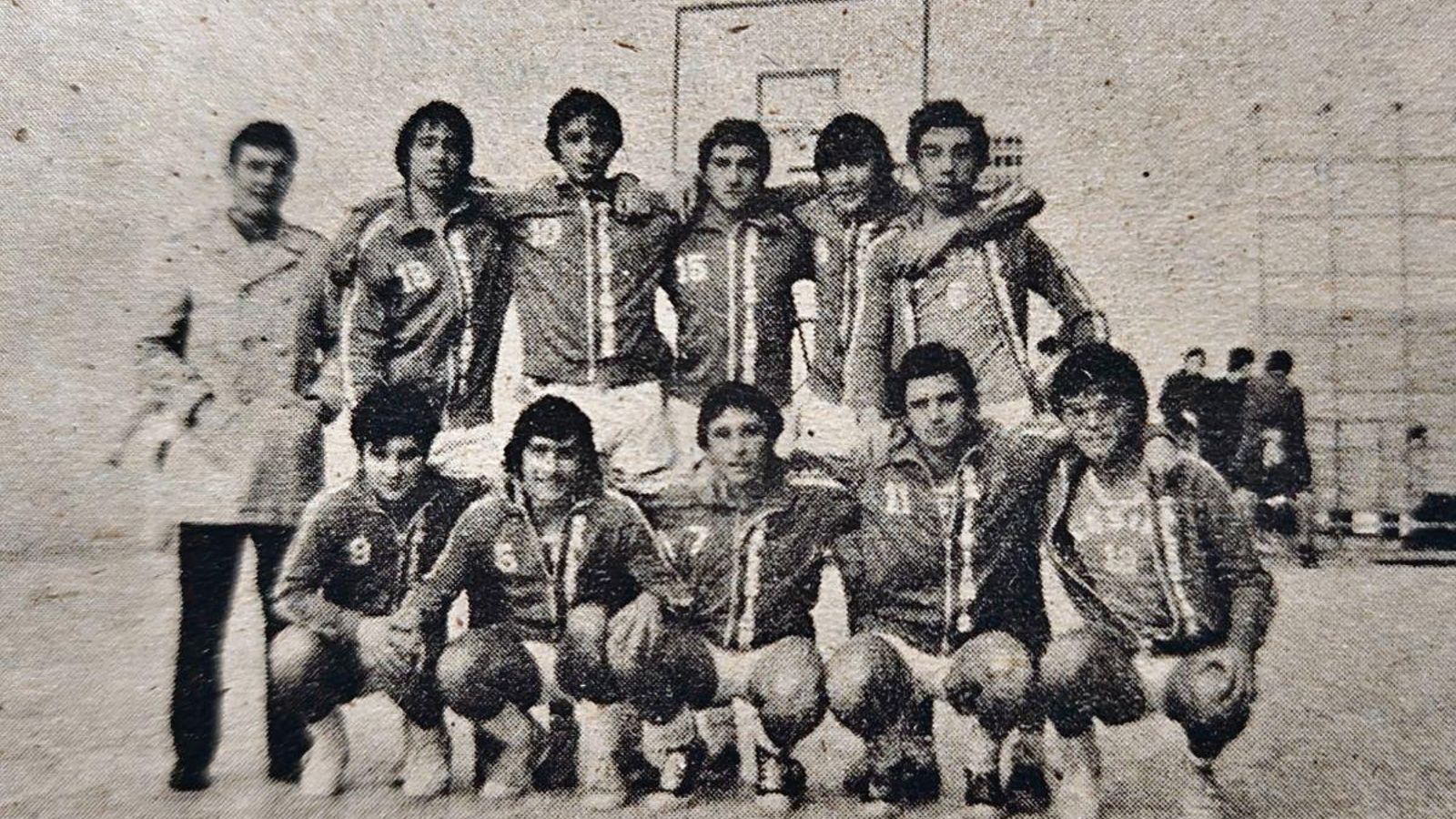 Integrantes del equipo cadete de Salesianos.