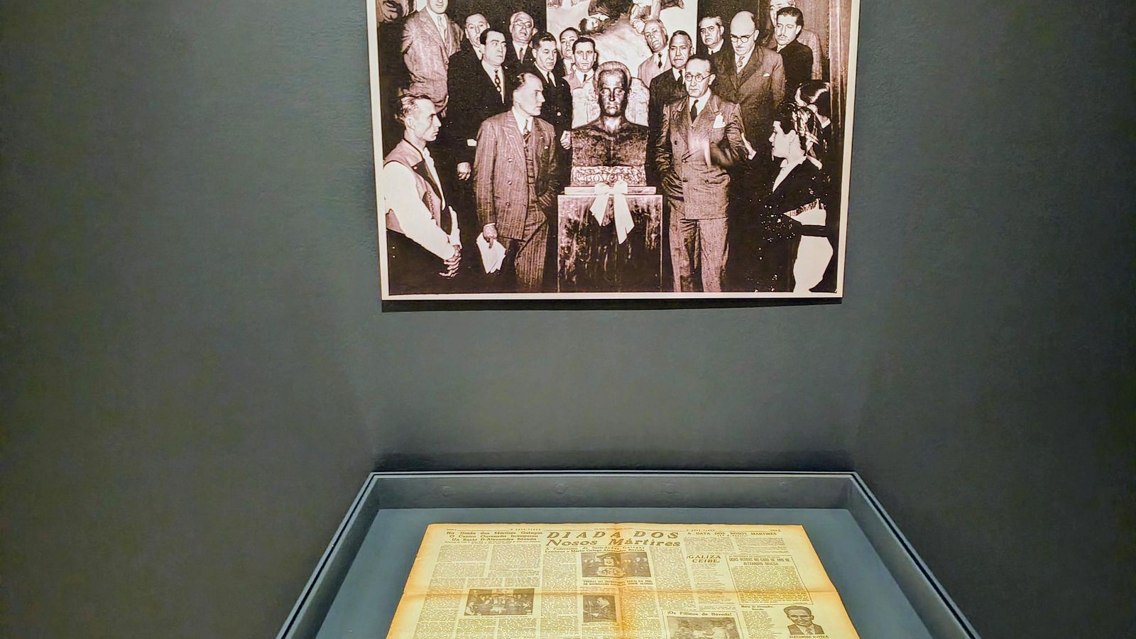 Pieza de la exposición 'A derradeira leición do mestre'.