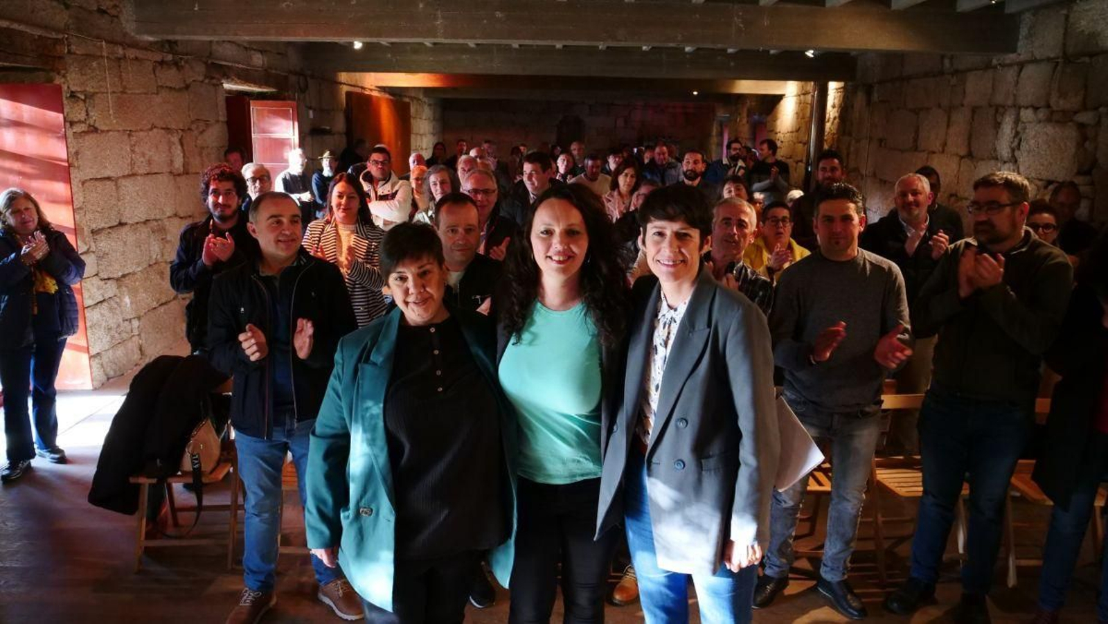 Acto público do BNG en Xunqueira.