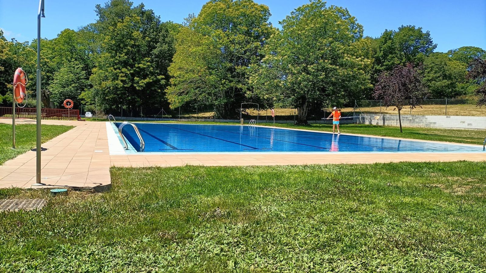La piscina este año 2022.