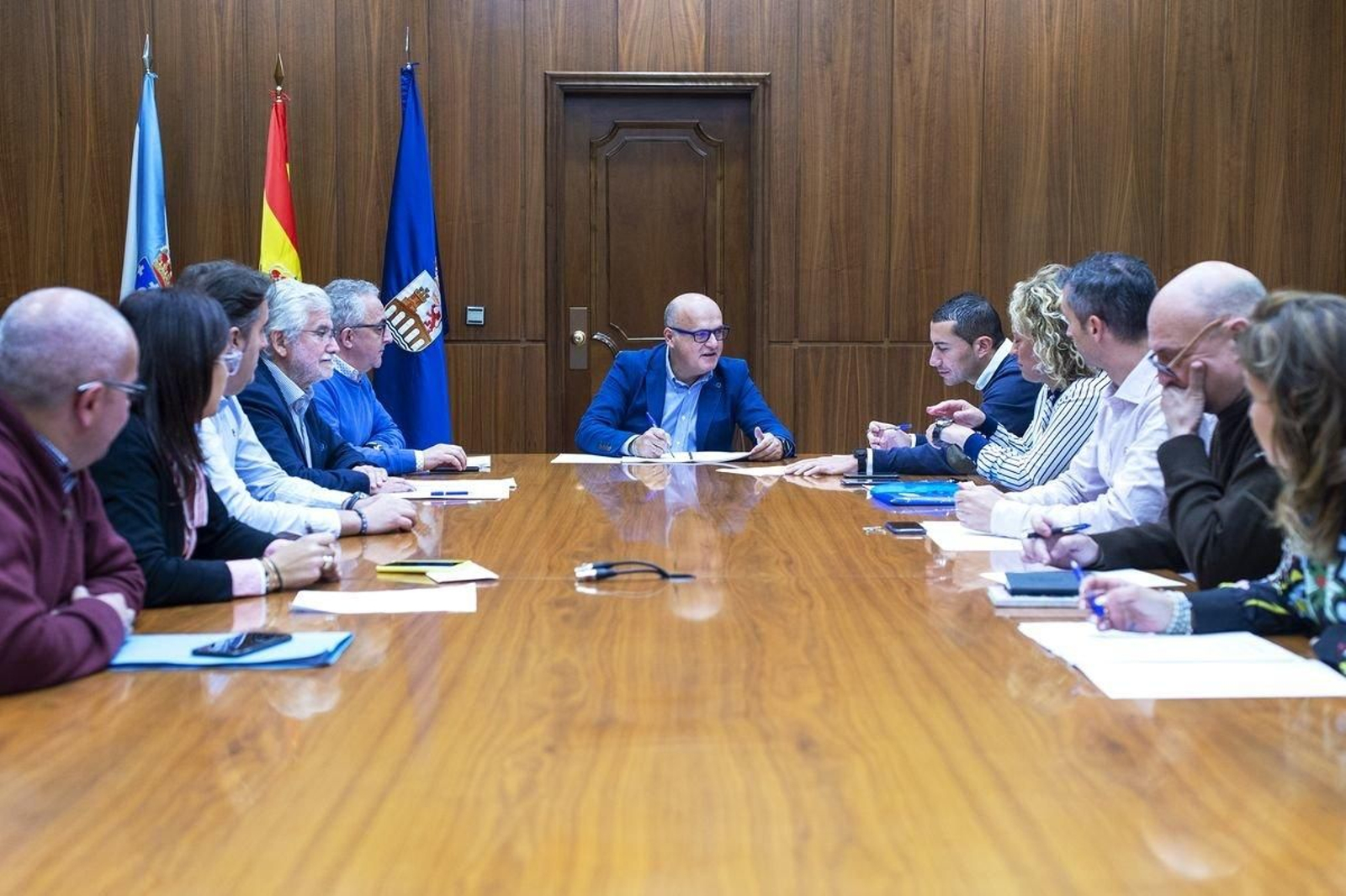 Xunta de Goberno de la Diputación provincial, ayer.