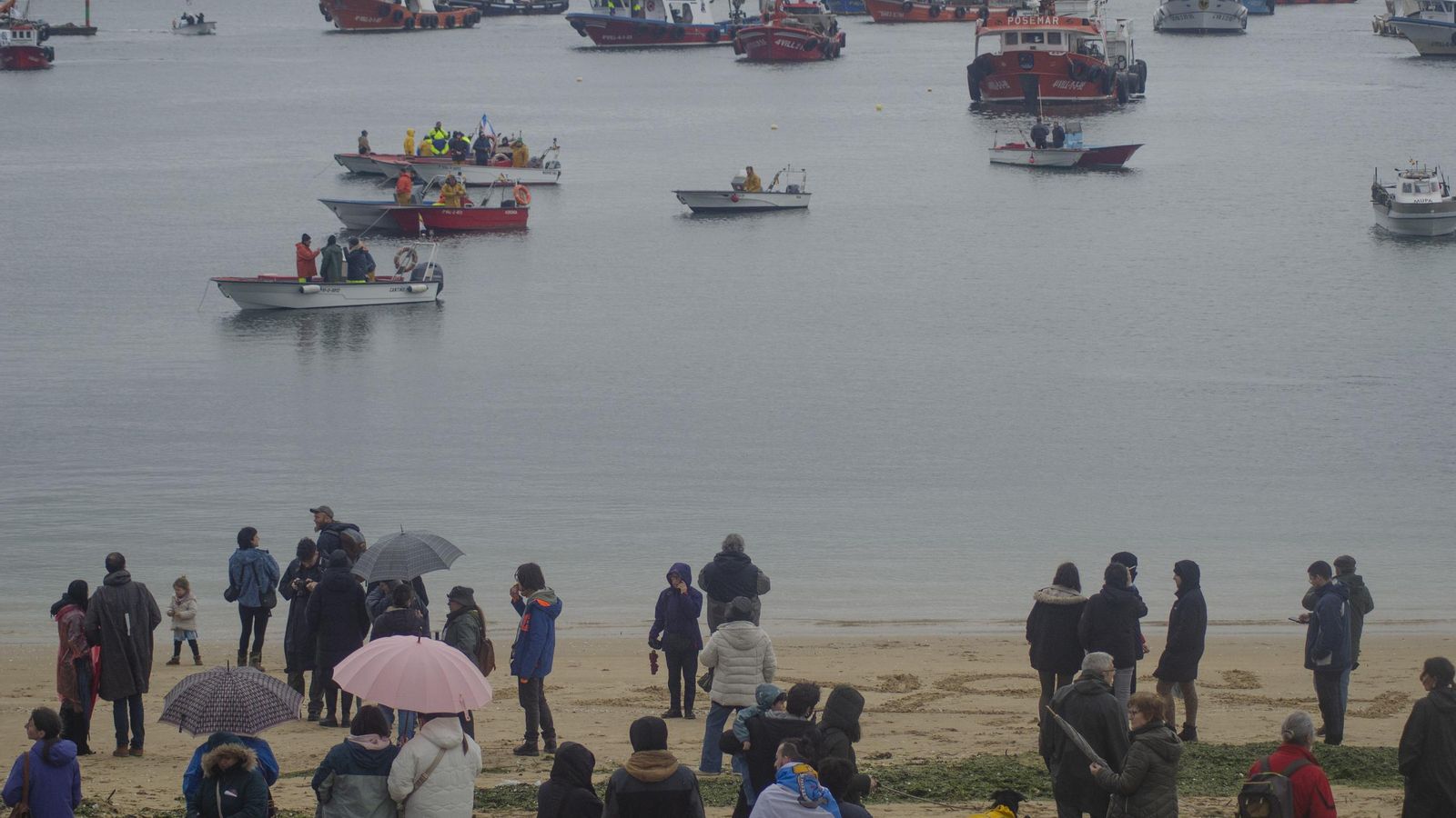 Manifestación por mar contra Altri en A Pobra