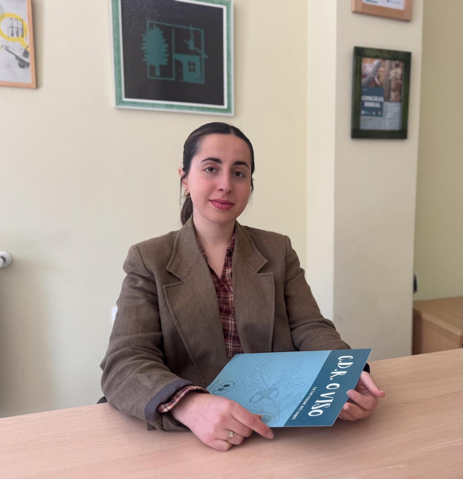 Paula Blanco nas instalacións do CDR O Viso.