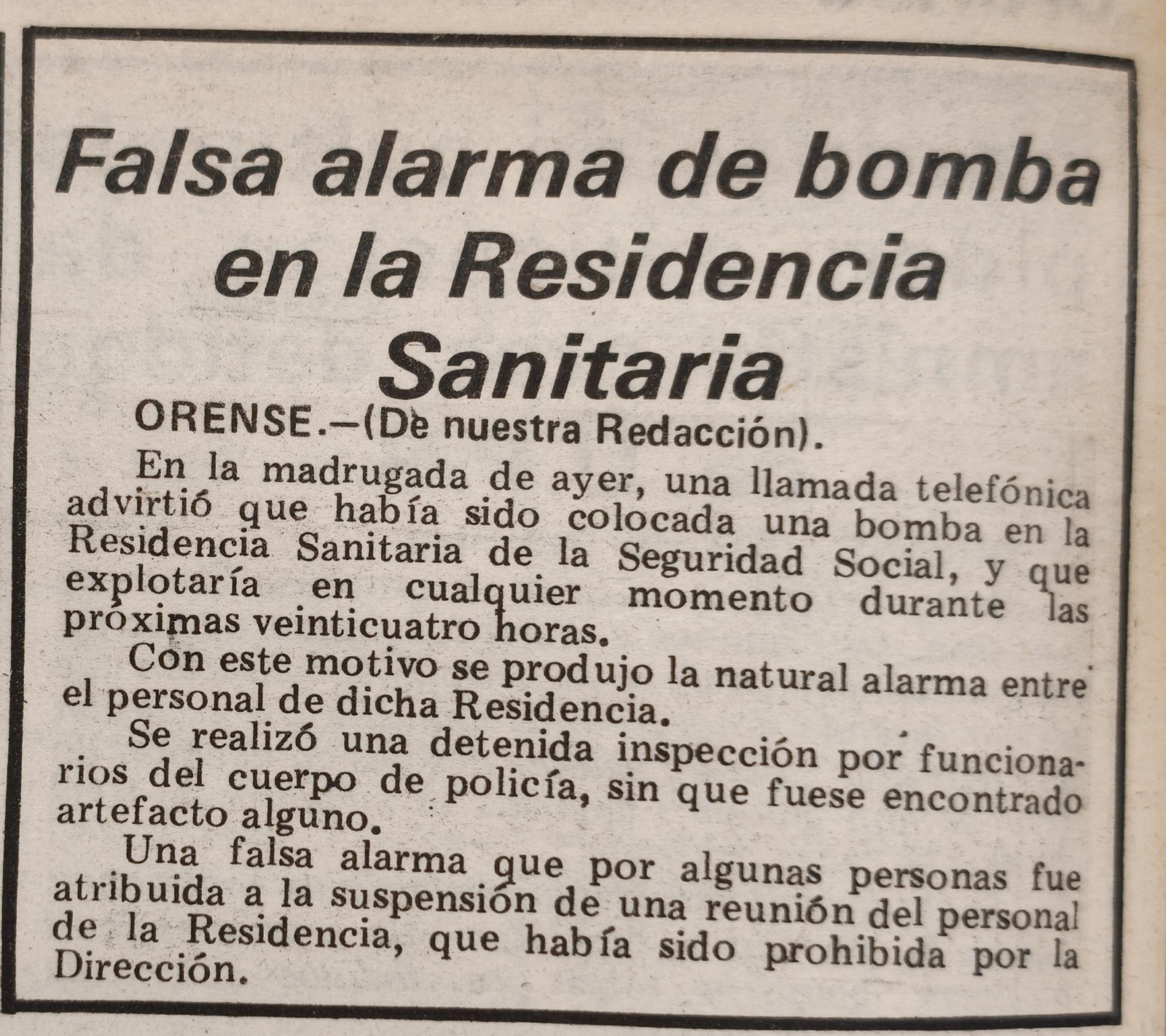 6 de octubre de 1976.