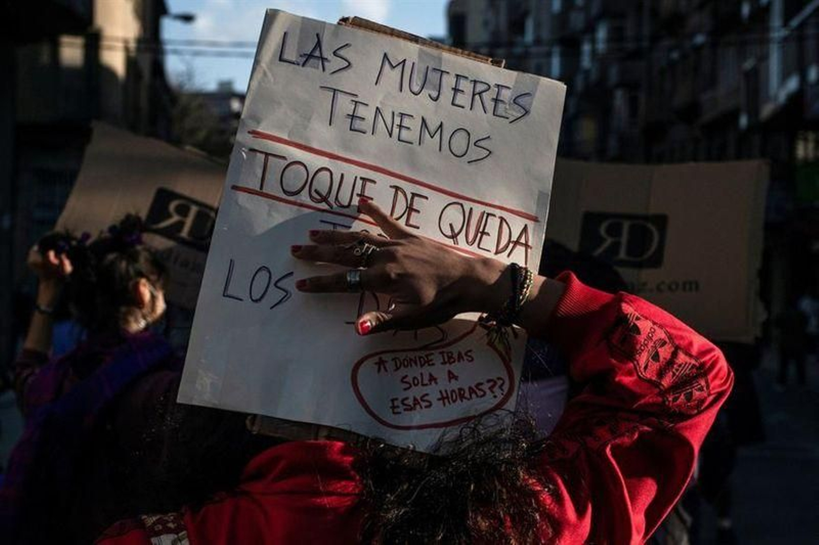 La manifestación del 8-0 en Ourense // FOTO: EFE/Brais Lorenzo
