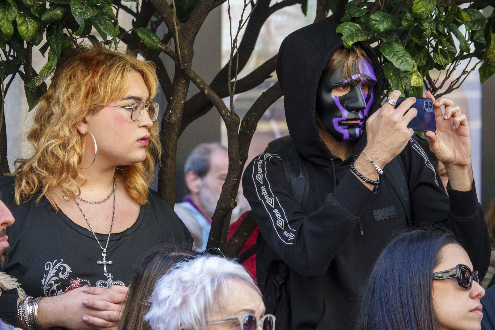 Galería | Las calles de Vigo se pintan de morado por el Día Internacional de la Mujer
