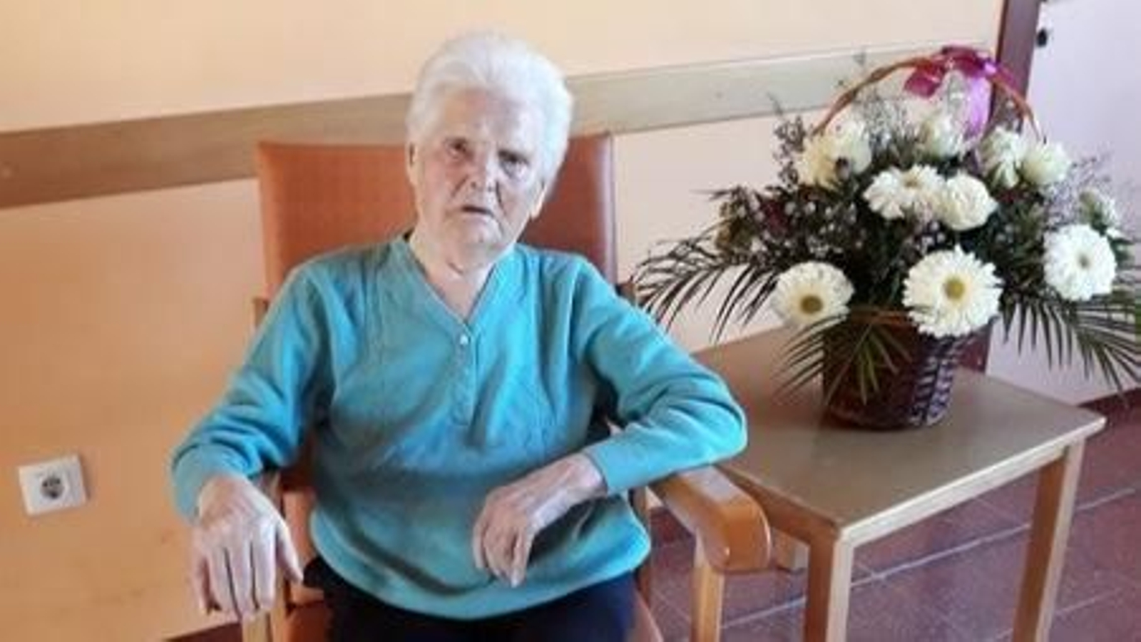 La centenaria Isolina Bergantiños