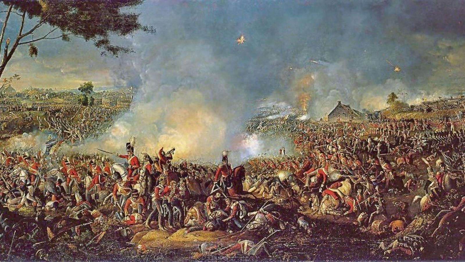 La batalla de Waterloo.