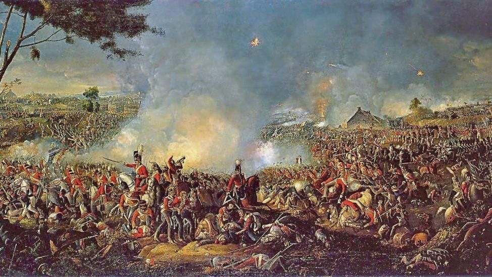 La batalla de Waterloo