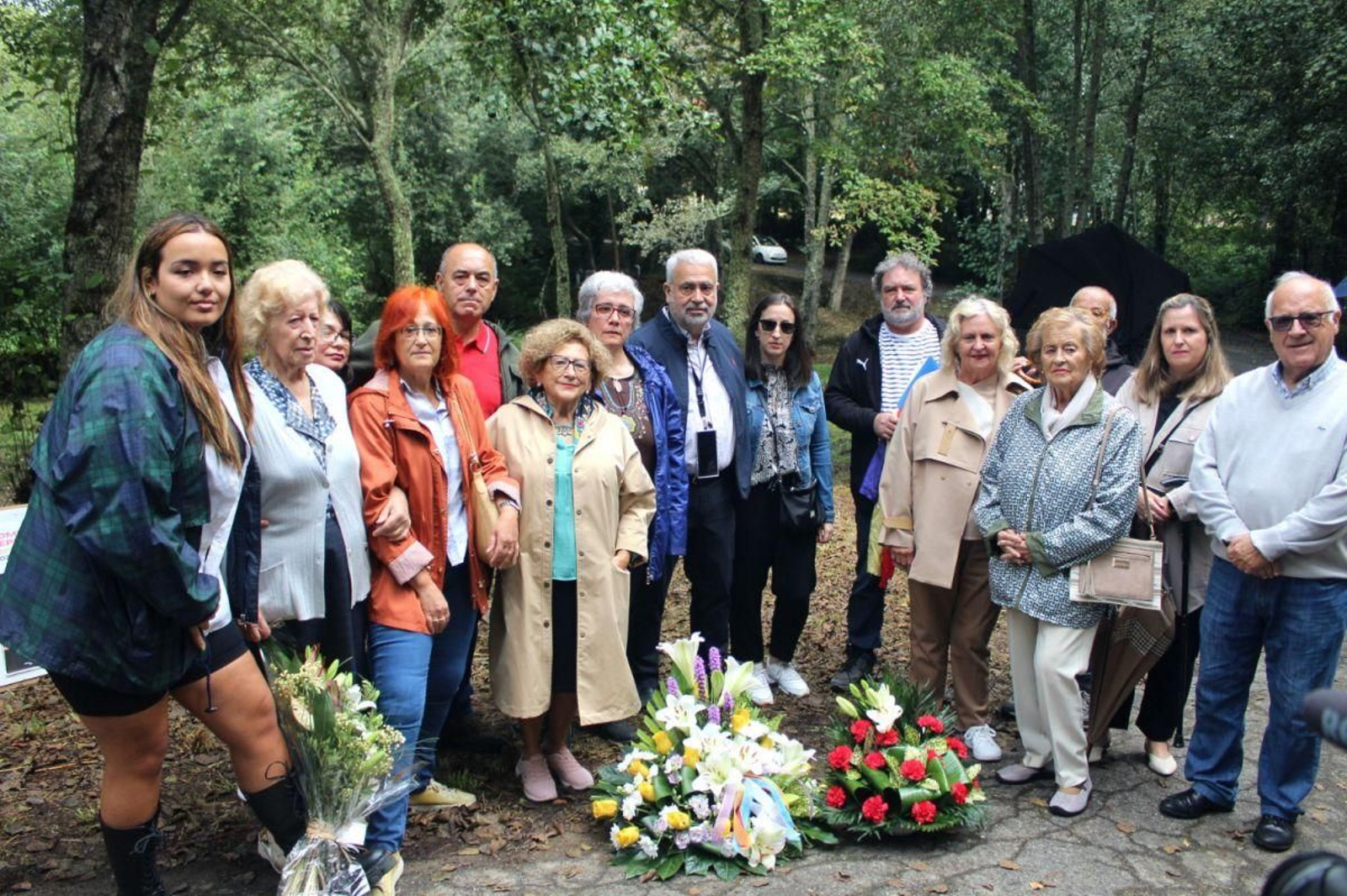 Acto de homenaje a los republicanos asesinados en Verea.