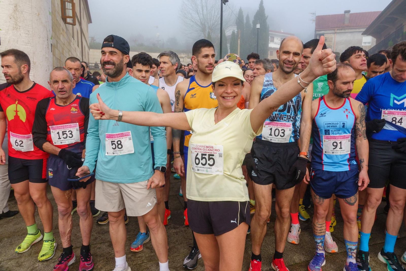 Galería | La carrera contra el cáncer 2026 de Mos reúne a casi 300 atletas