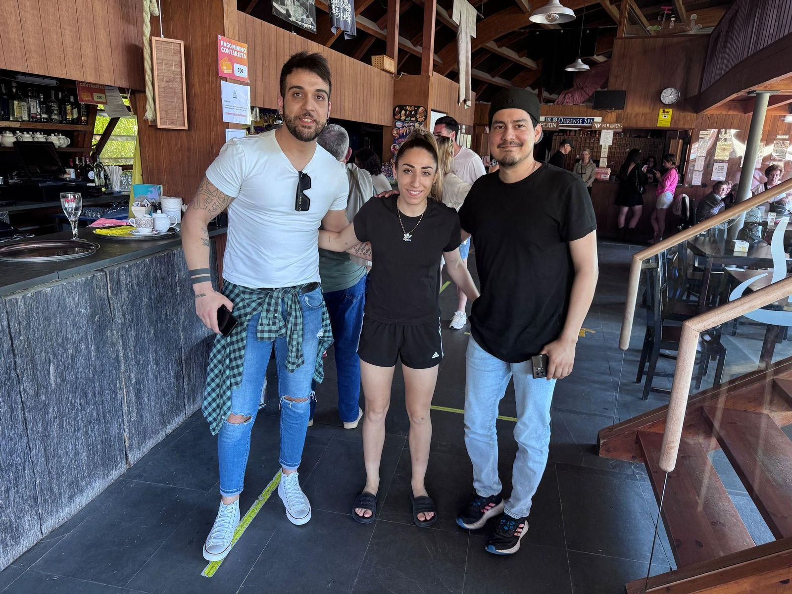 La futbolista internaciona, Olga Carmona, en el balneario de Outariz de Ourense