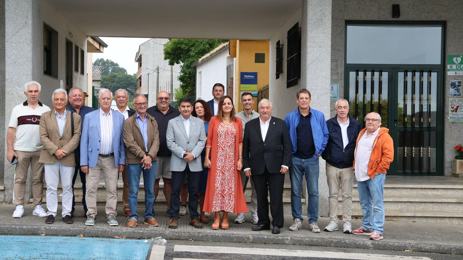 Autoridades participantes en la Festa do Emigrante