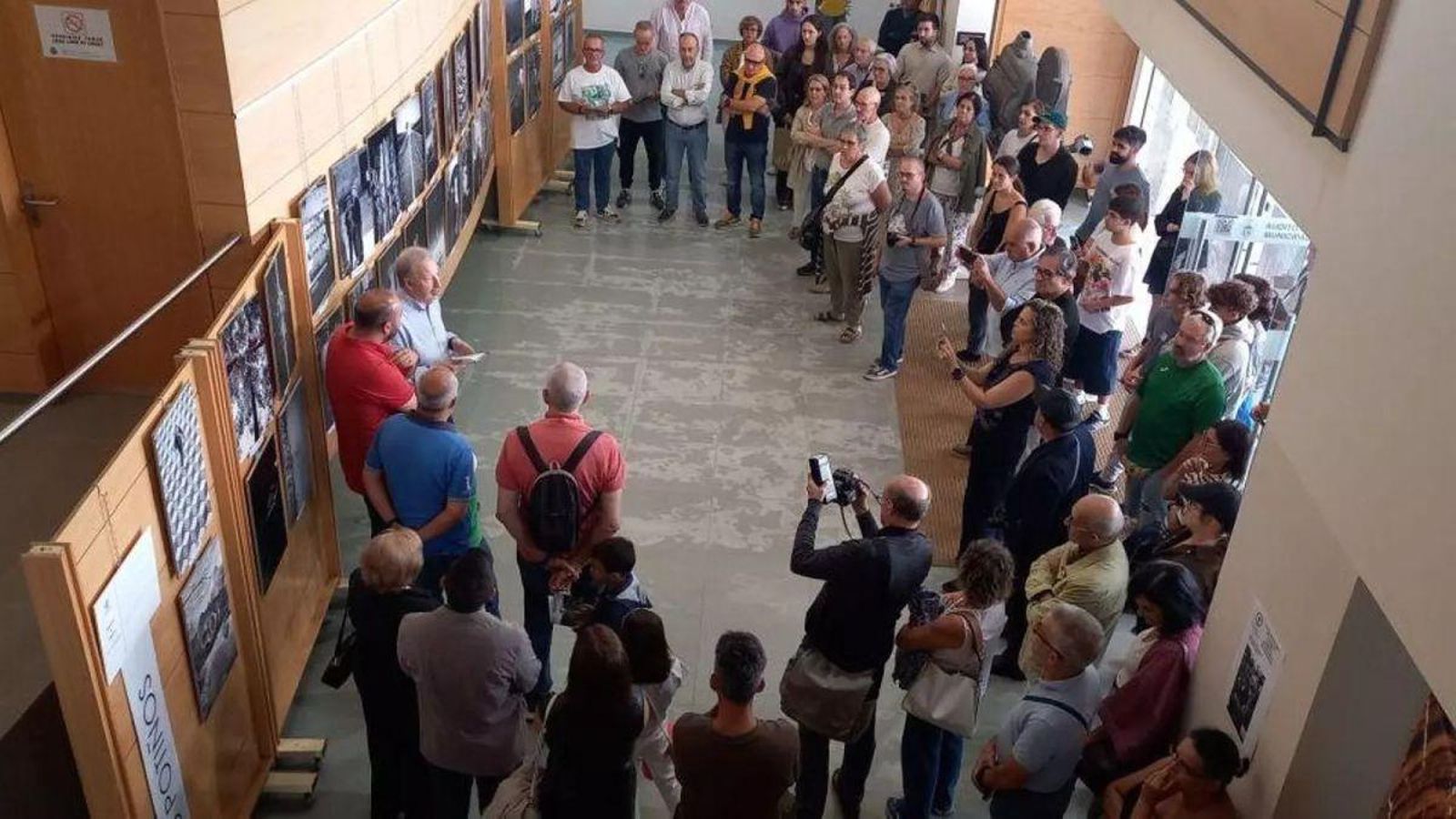 Inauguración do Arenteiro Fotográfico o pasado ano.