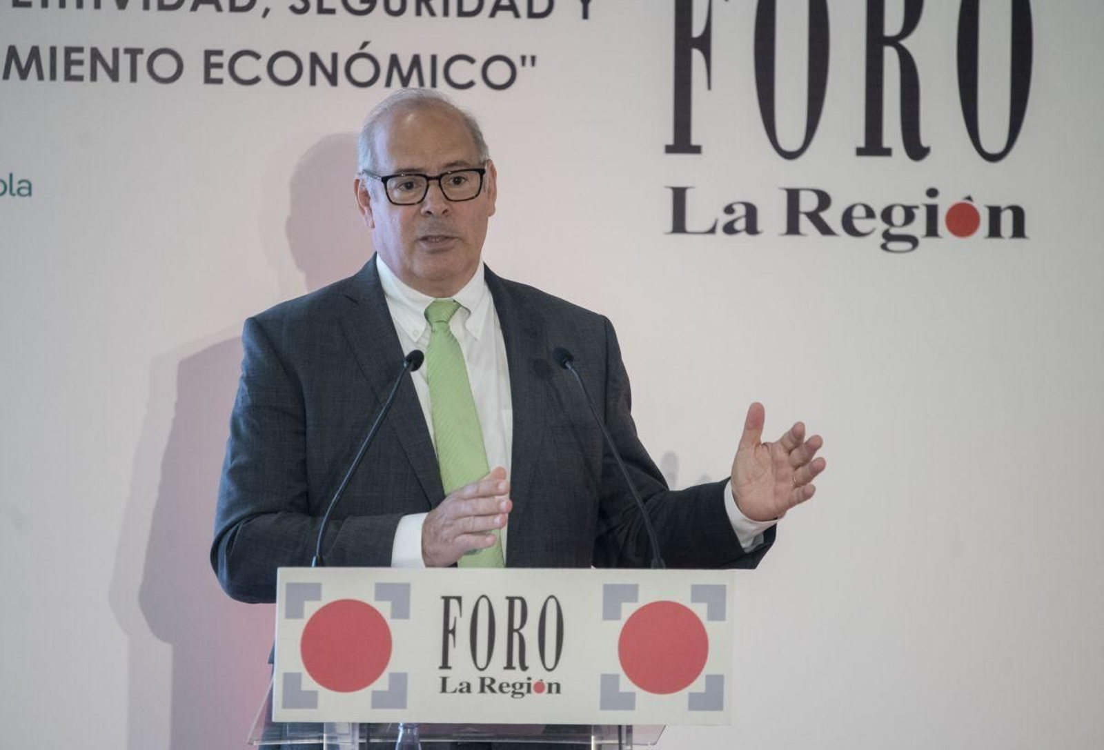 Mario Ruíz Tagle, CEO de Iberdrola, durante el Foro La Región.
