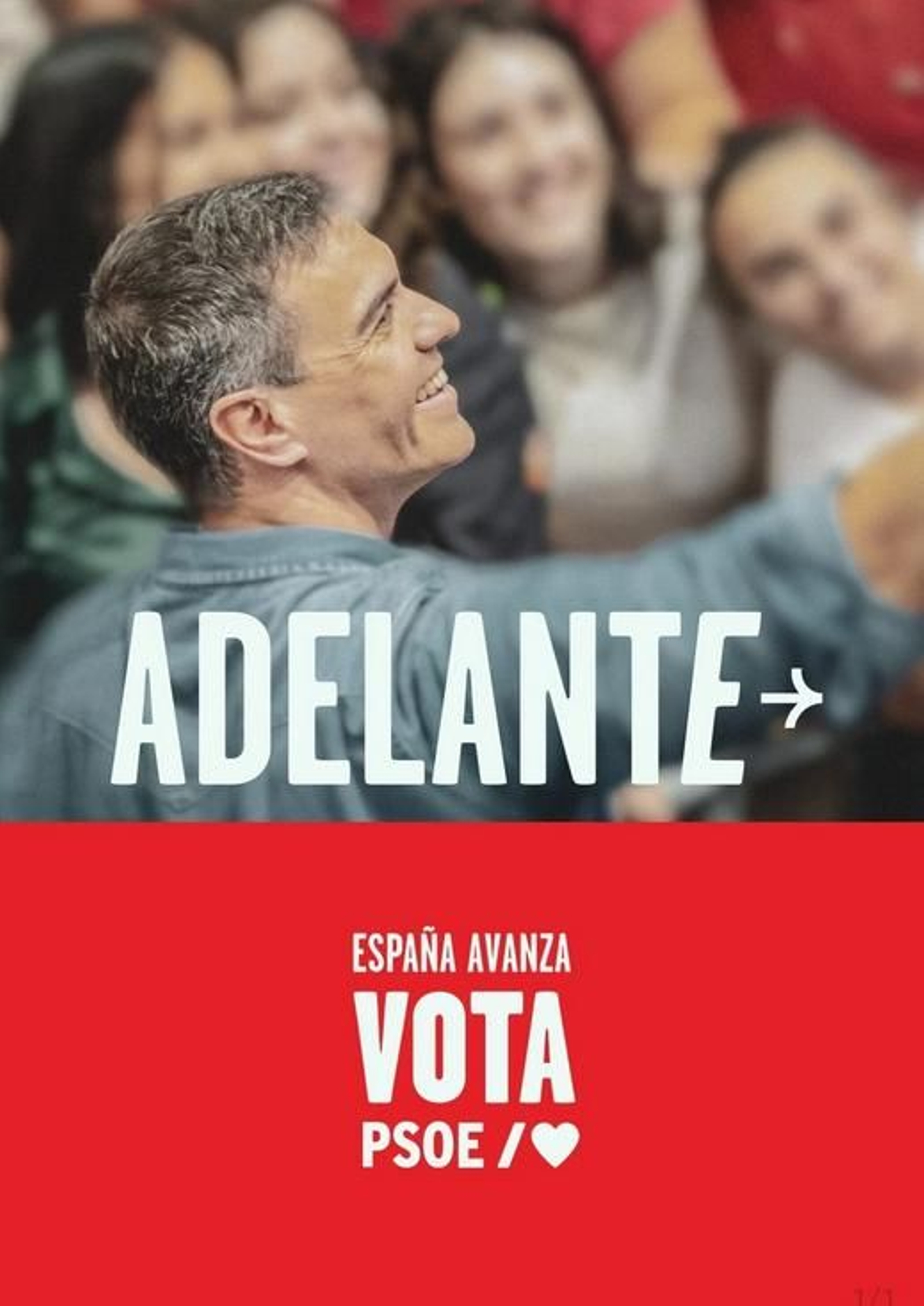 Cartel del PSOE para las elecciones generales del 23J.