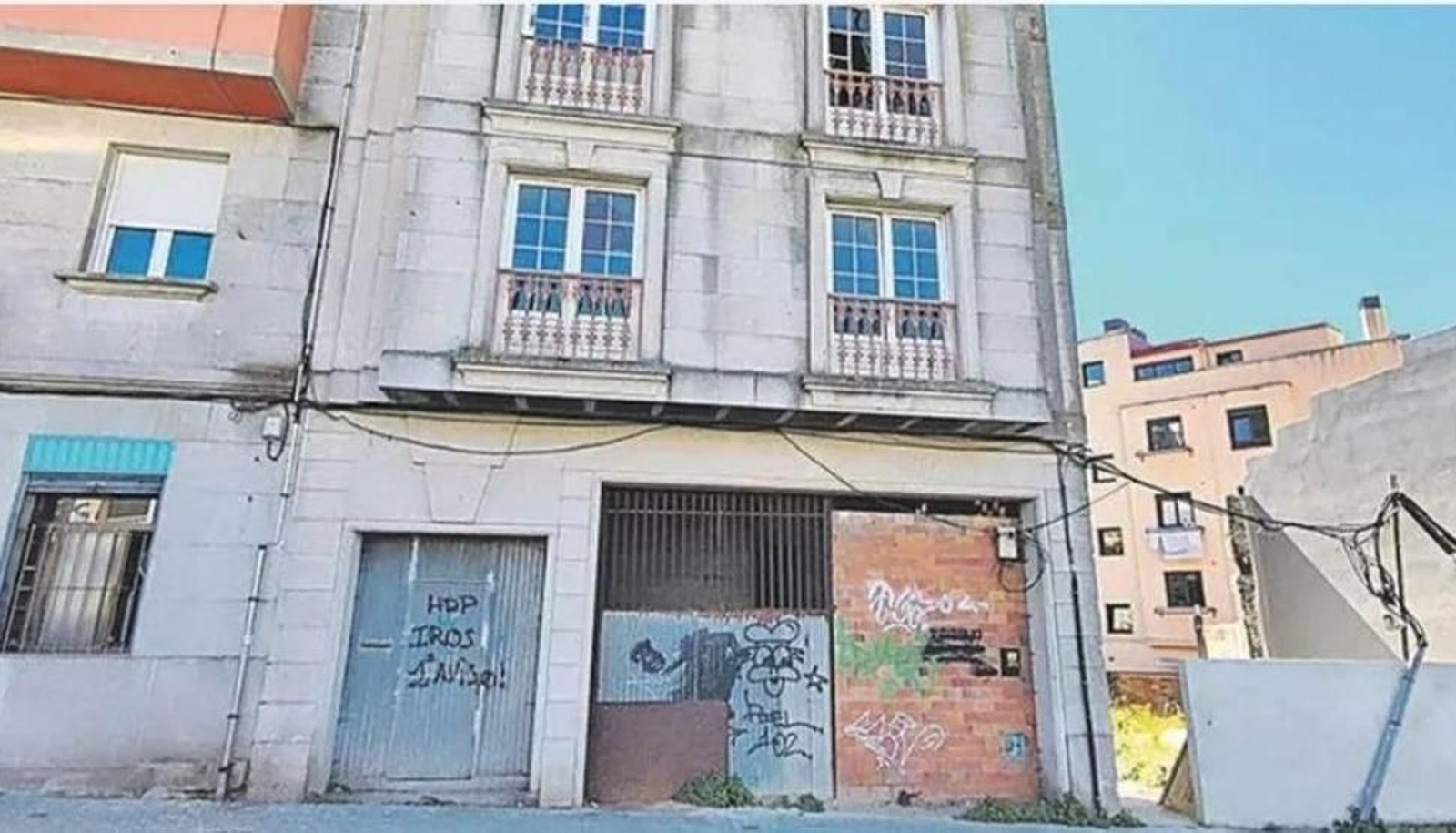 Edificio okupa del Carmen en el que se registró el incendio