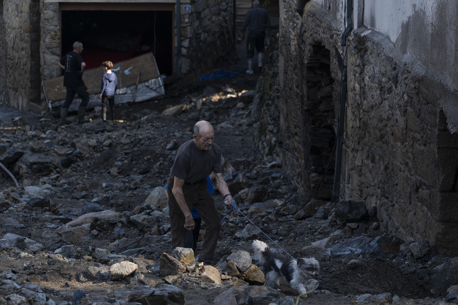 Galería | A Bouza, en Viana, zona cero de la destrucción en la provincia de Ourense por las lluvias torrenciales