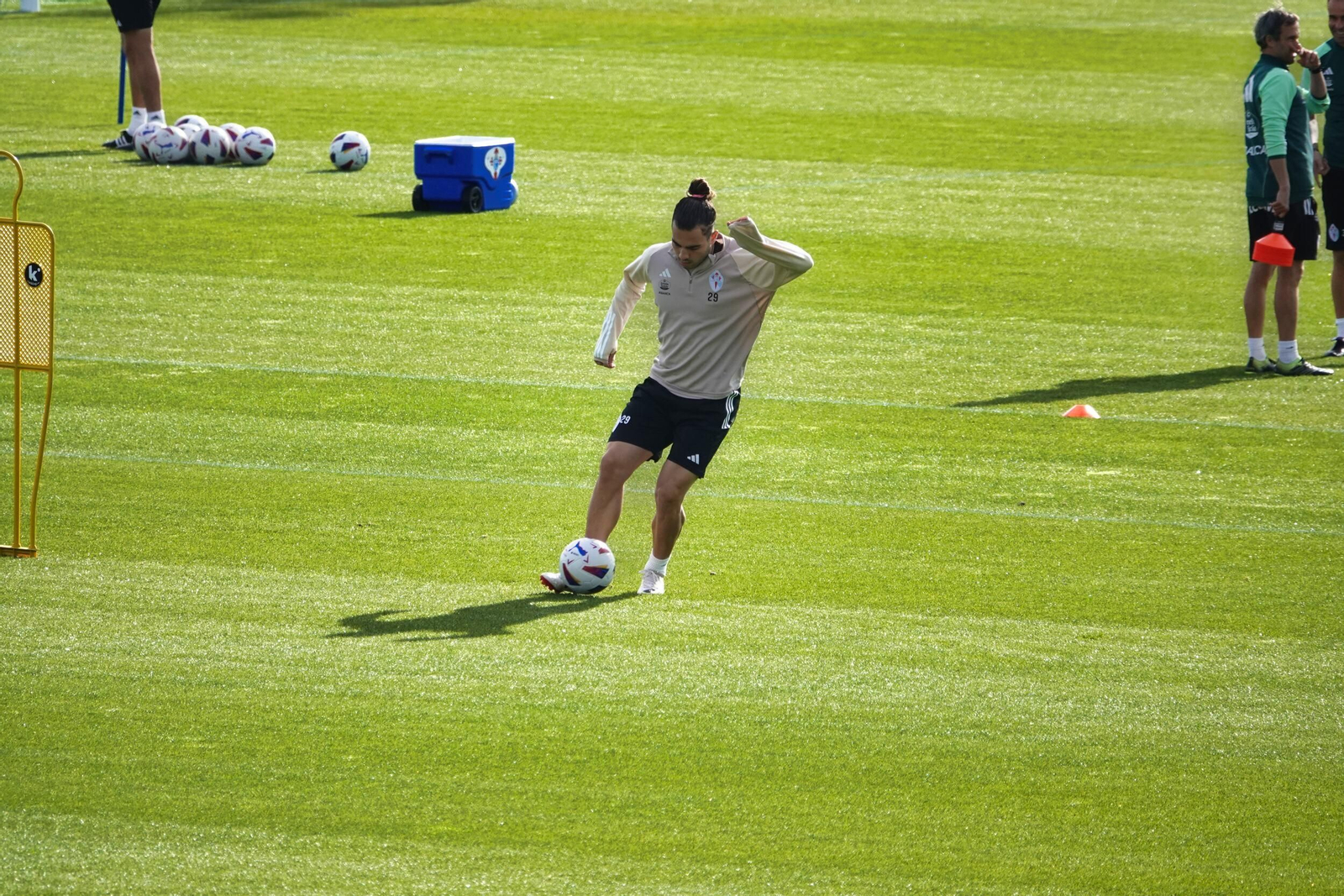 Entrenamiento del Celta en Mos.