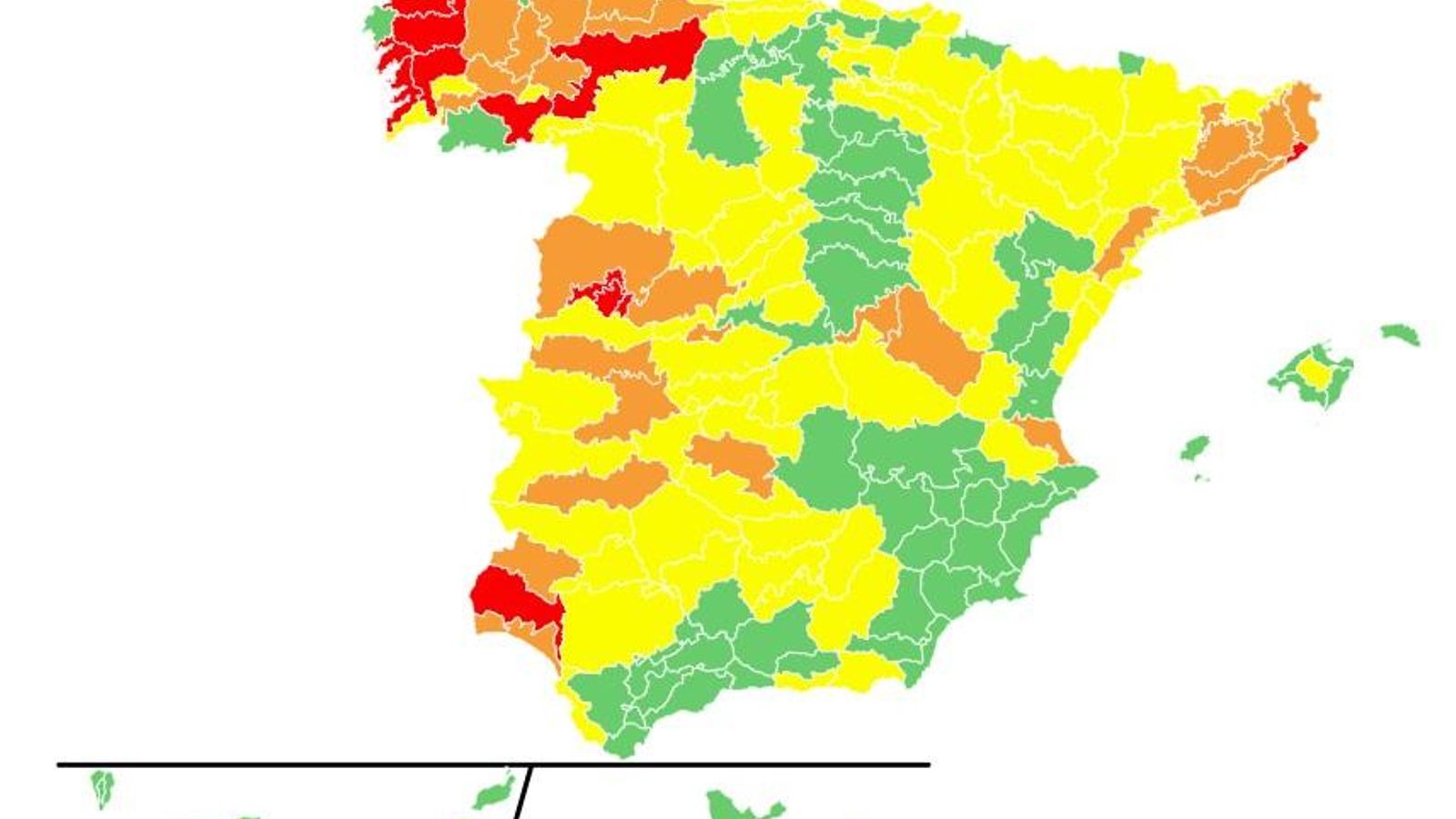Alertas sanitarias por calor.