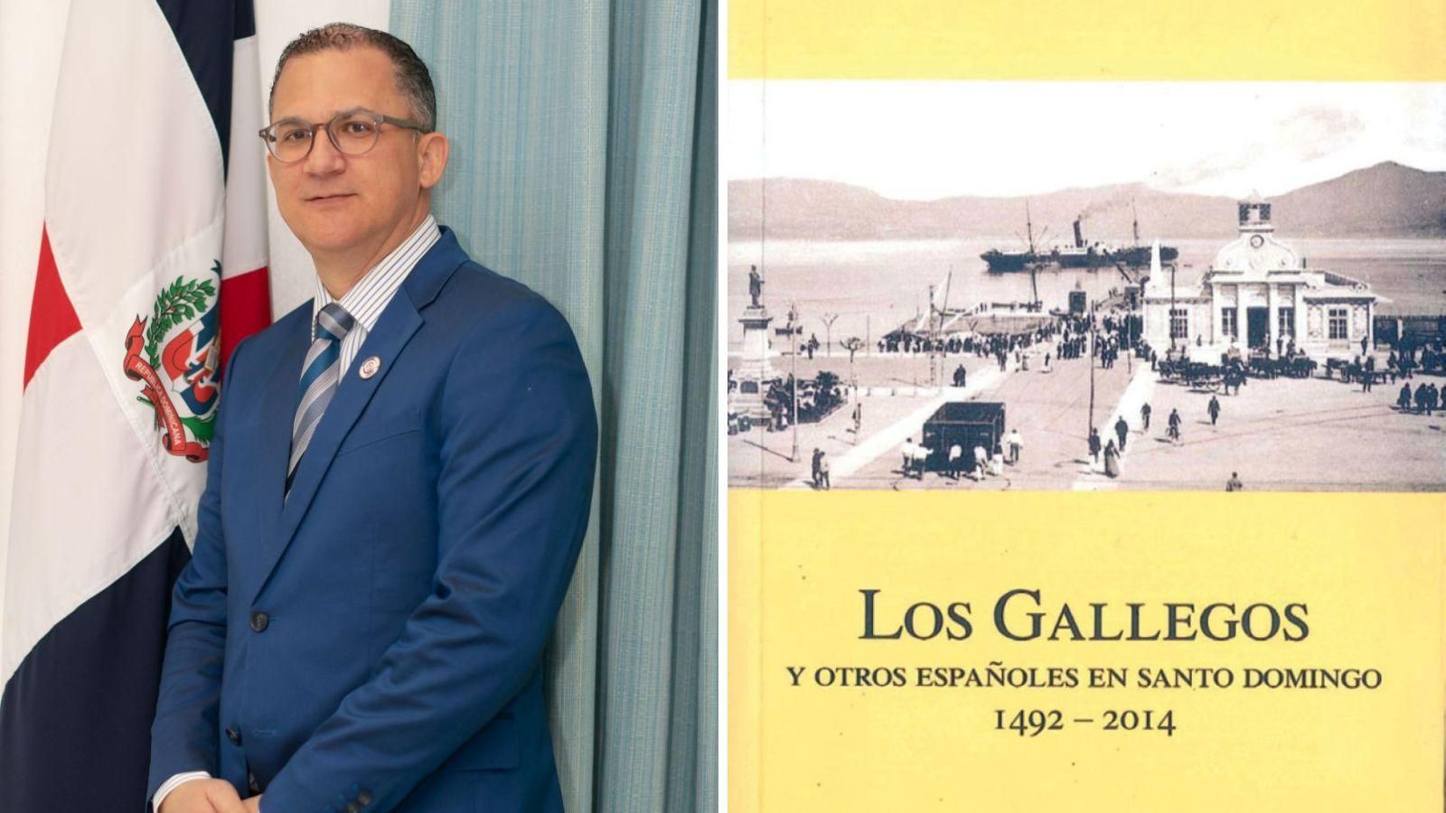 O máximo responsable do grupo e portada do libro de Carlos Esteban Deive.