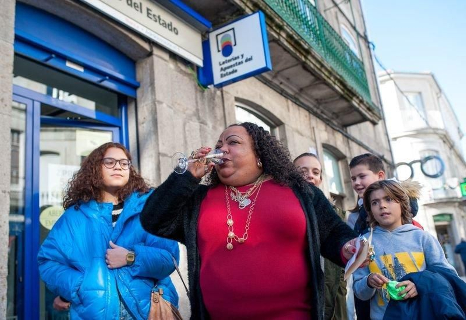 Elsa Altagracia, la pitonisa de Xinzo, en 2017 (ÓSCAR PINAL).