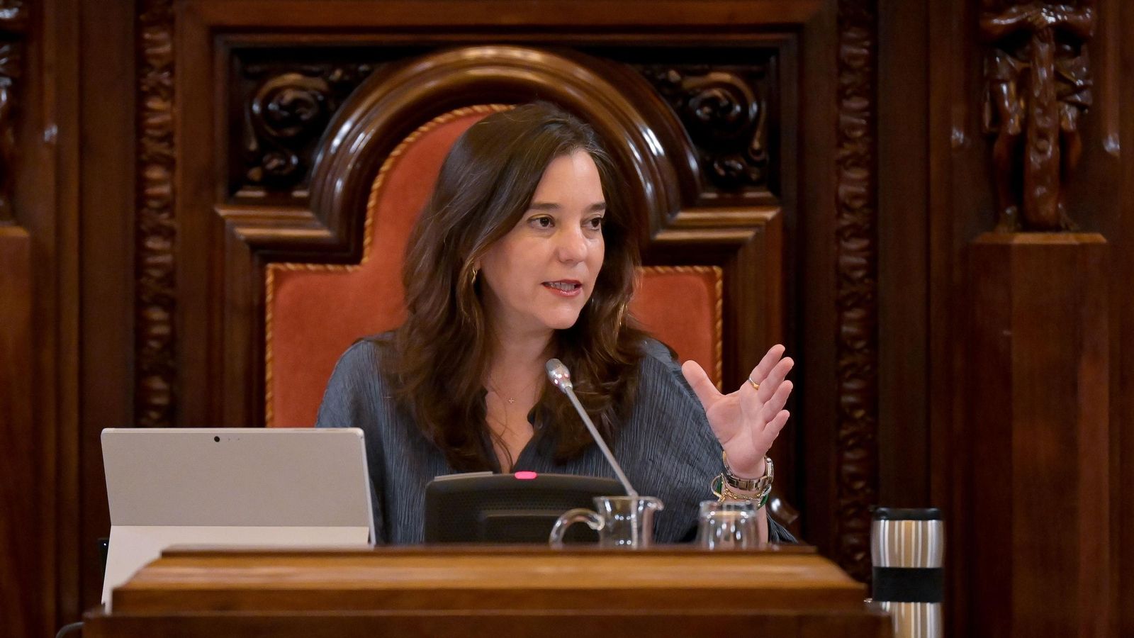 La alcaldesa de A Coruña, Inés Rey.