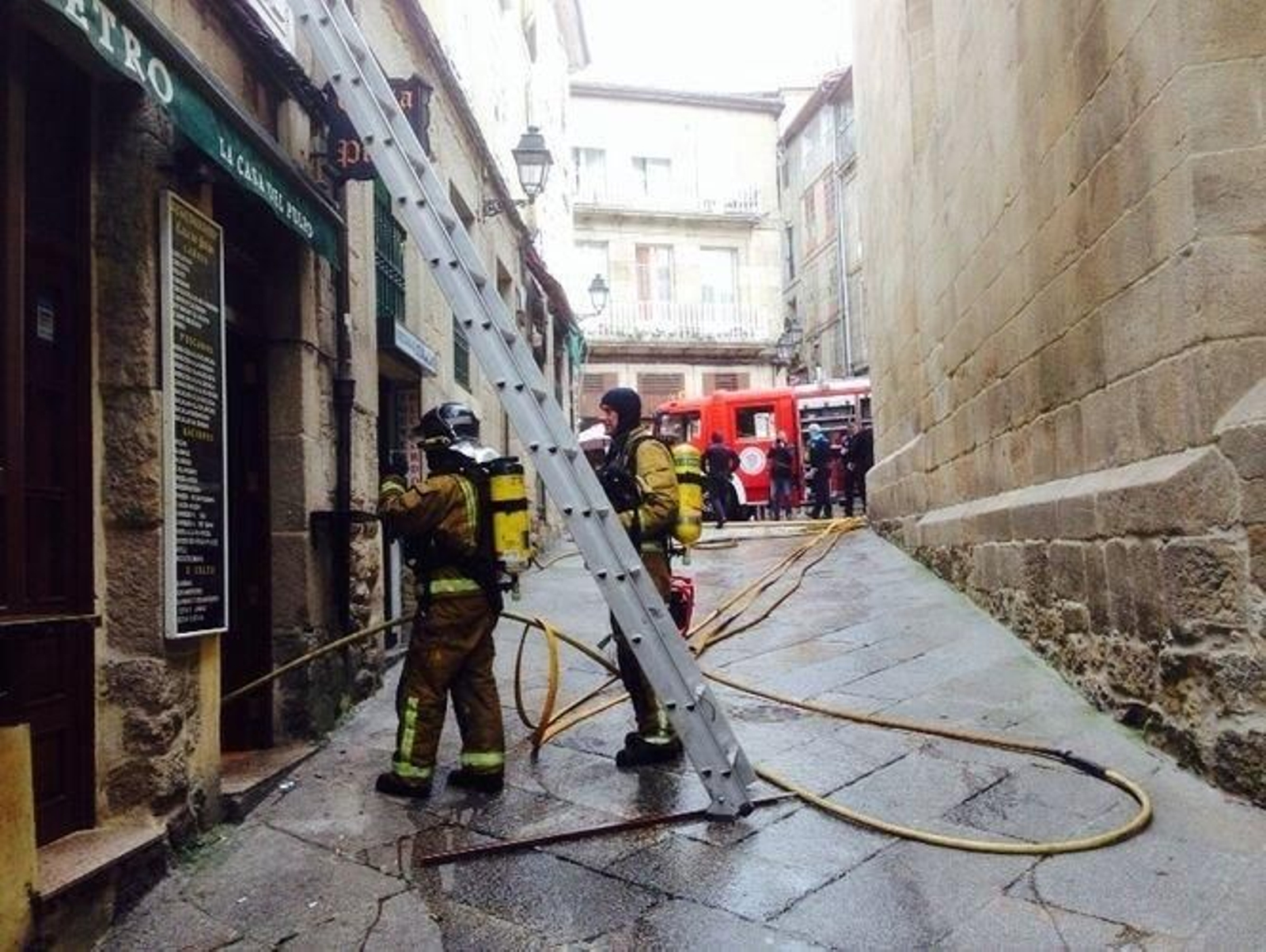 Incendio en la Casa del Pulpo.