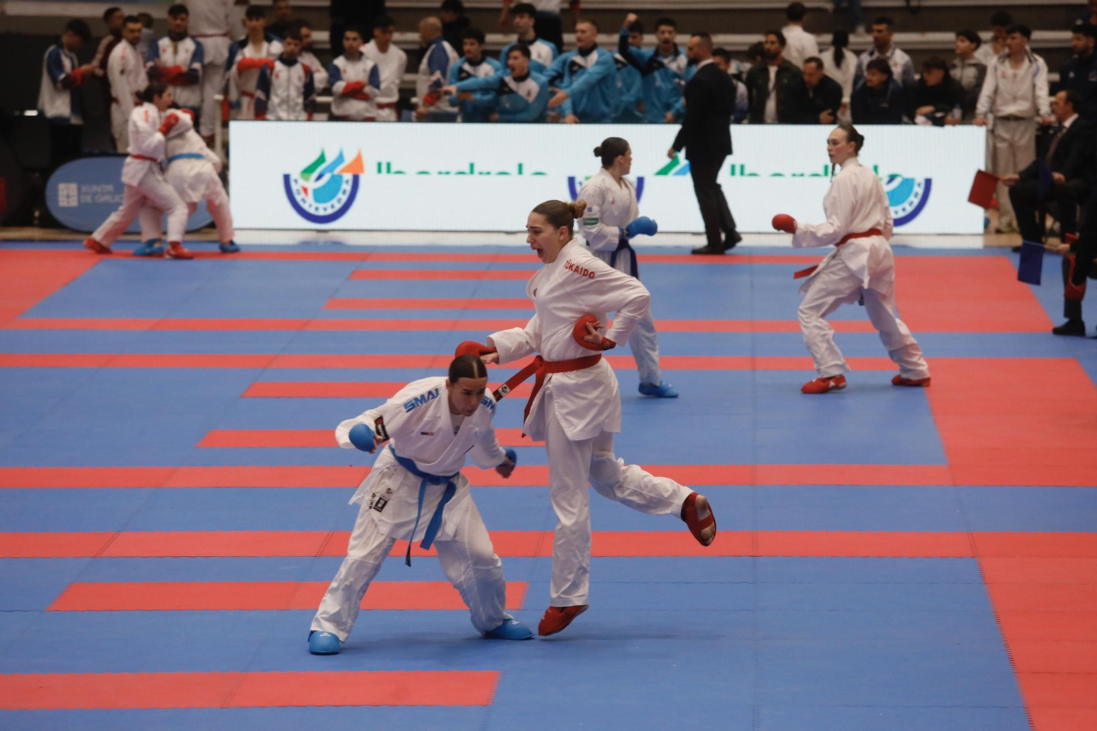 El Campeonato de España de karate concluyó ayer en Pontevedra después de tres días de competición.