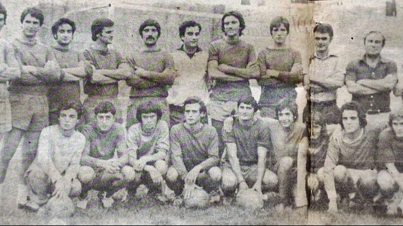 Plantilla del Arenteiro 1976-77.