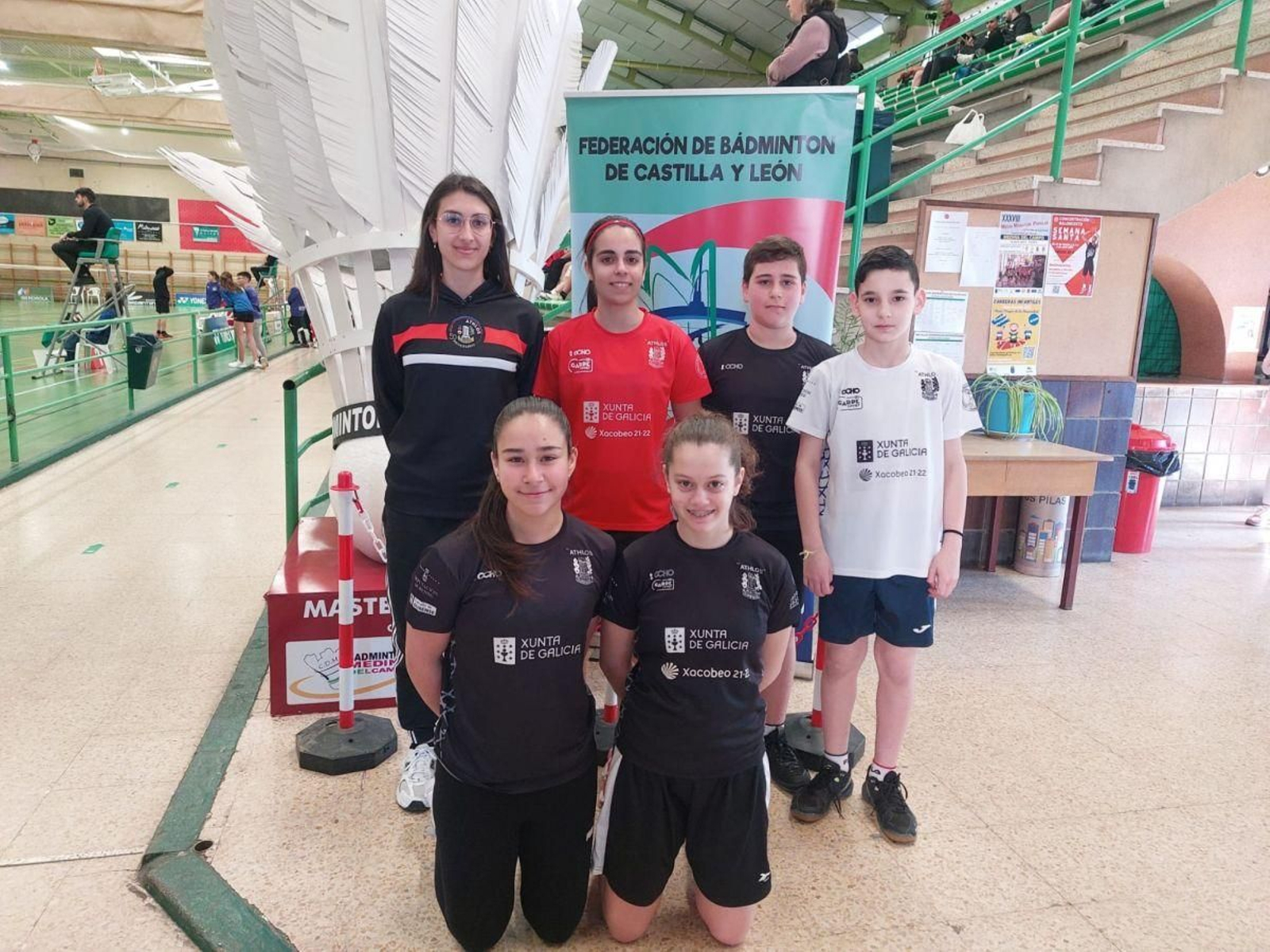 La delegación del Club Athlos que se desplazó hasta Medina del Campo.