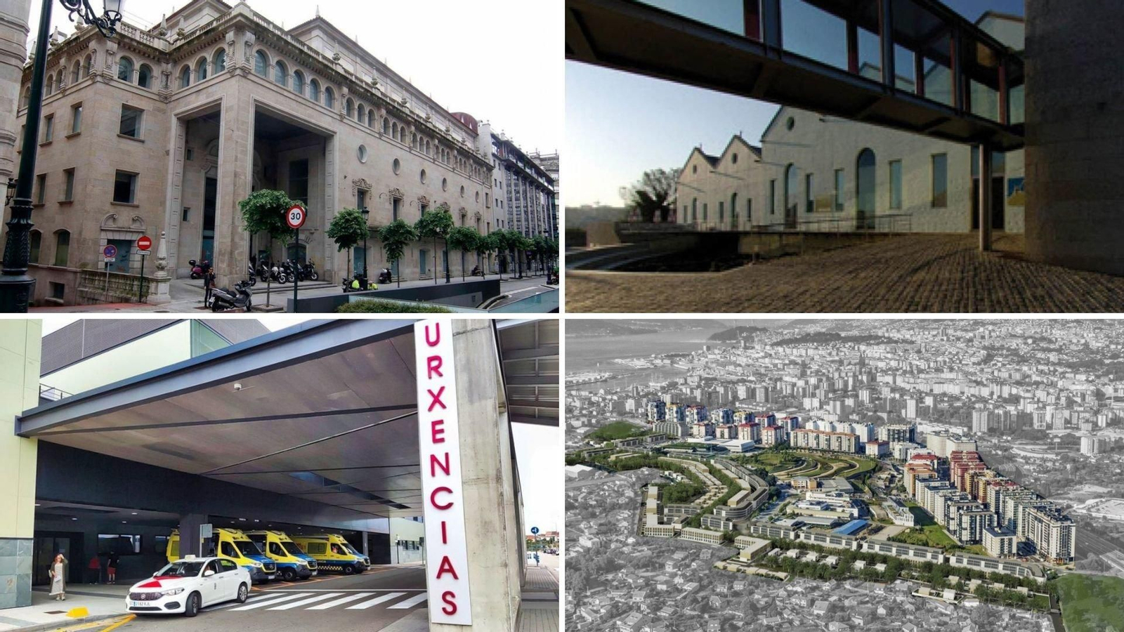 El Teatro Fraga, el Museo do Mar, las Urgencias del Cunqueiro y la ampliación de Navia, ya con luz verde.